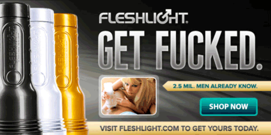 Men using flesh light